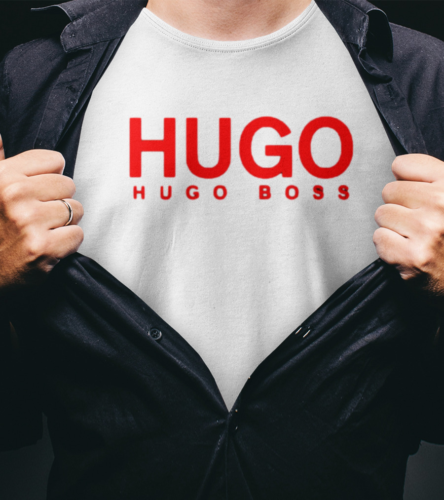 HUGO BOSS Hugo Red Text T-Shirt