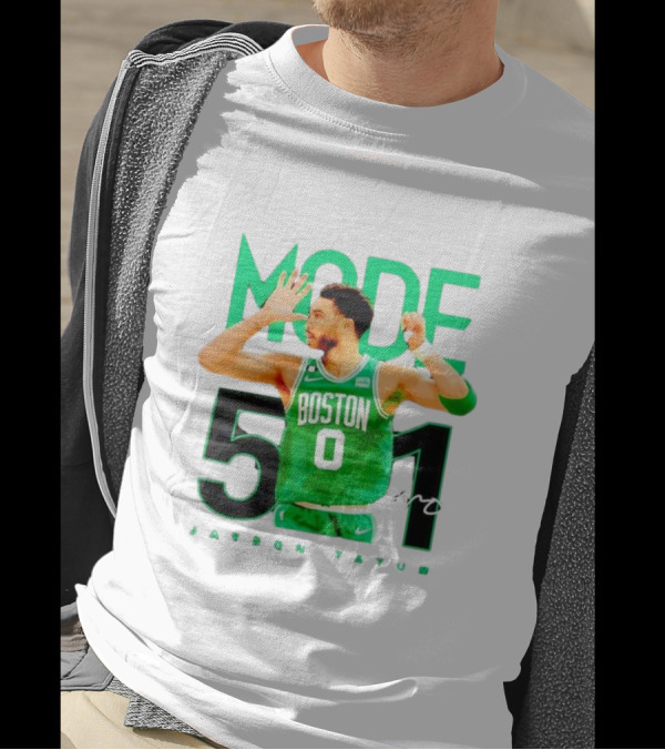 Jayson Tatum Boston Mode 51 Signature Points Game T-Shirt
