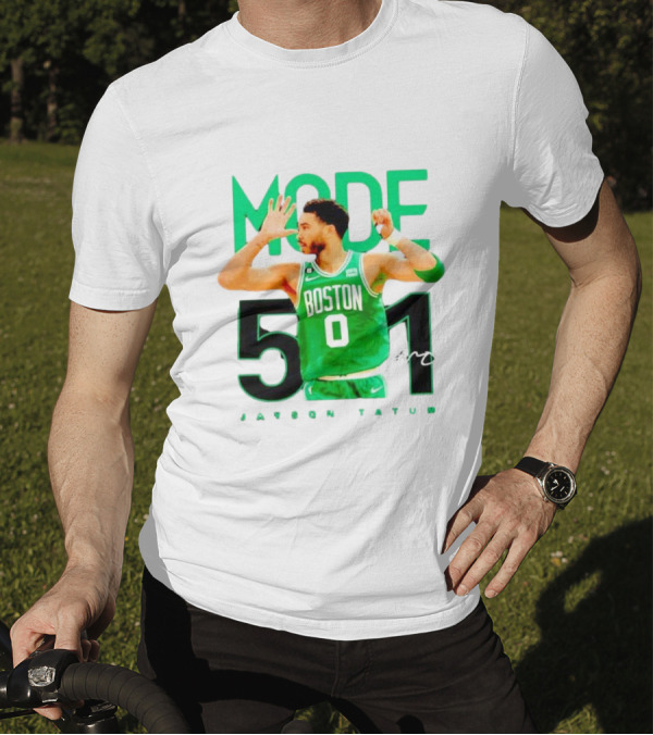 Jayson Tatum Boston Mode 51 Signature Points Game T-Shirt