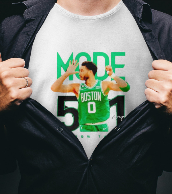 Jayson Tatum Boston Mode 51 Signature Points Game T-Shirt