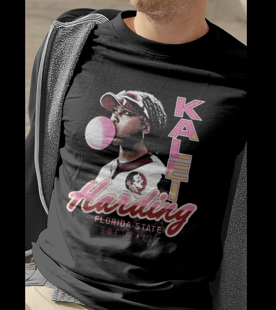 Kalei Harding Florida State Softball Bubblegum Pop T-Shirt