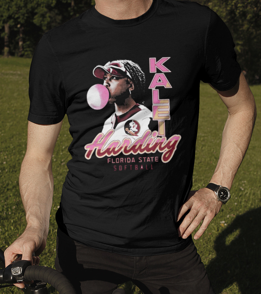 Kalei Harding Florida State Softball Bubblegum Pop T-Shirt