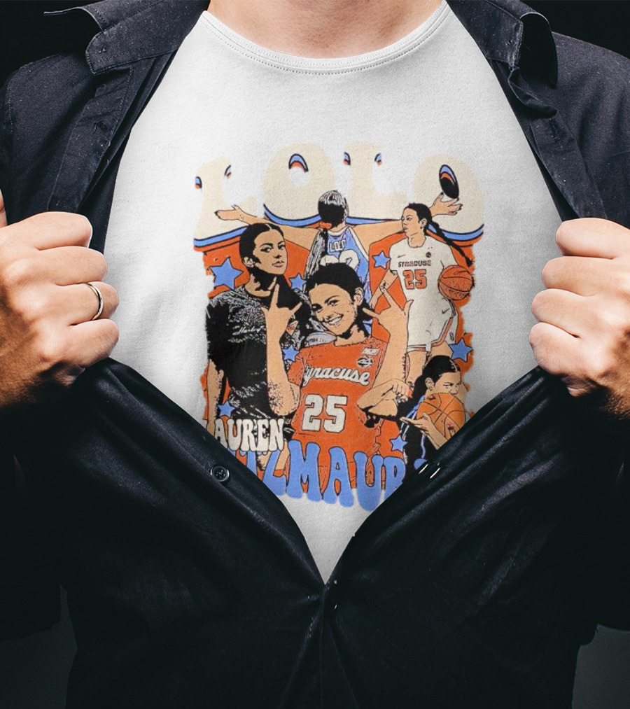 LOLO Lauren Fitzmaurice Syracuse 25 Basketball Vintage T-Shirt