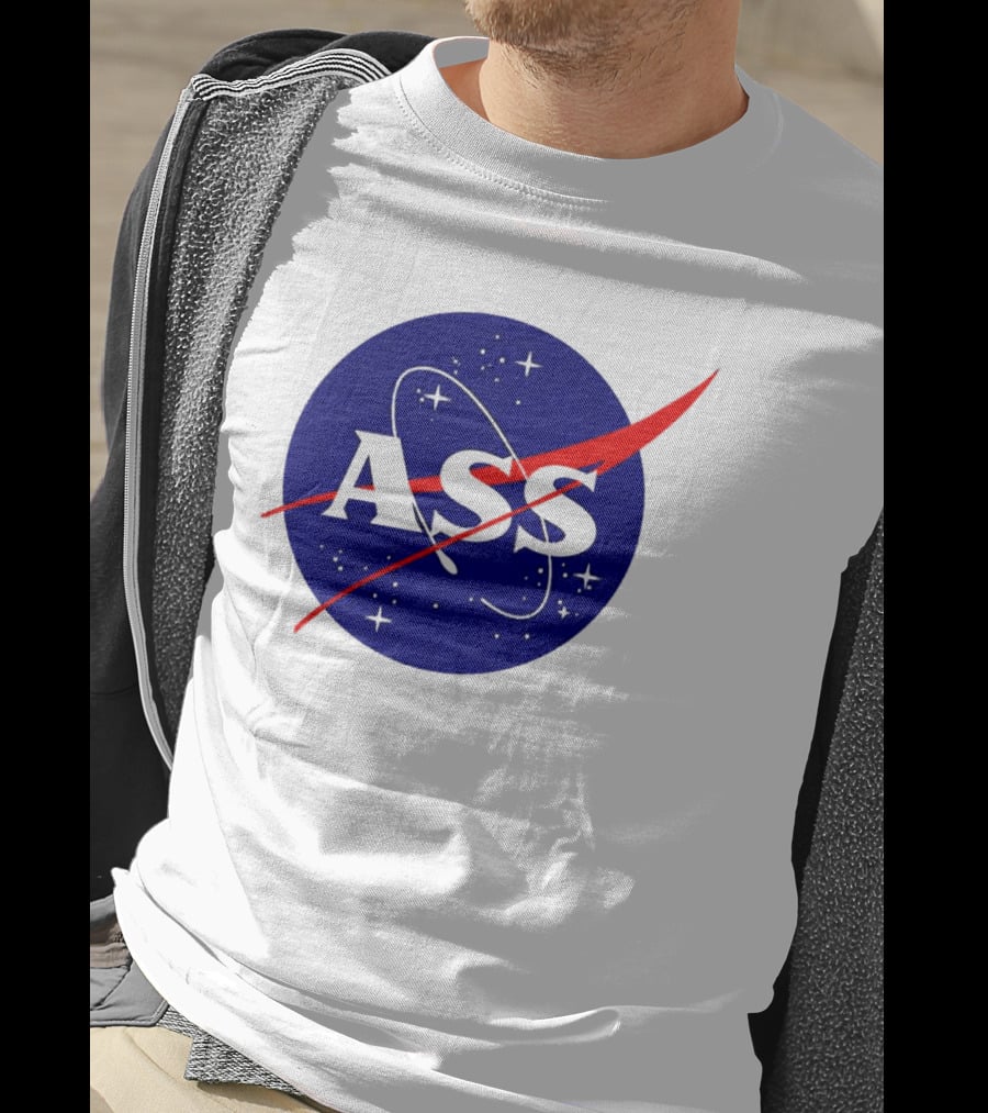 Nasa Ass Logo Space T-Shirt