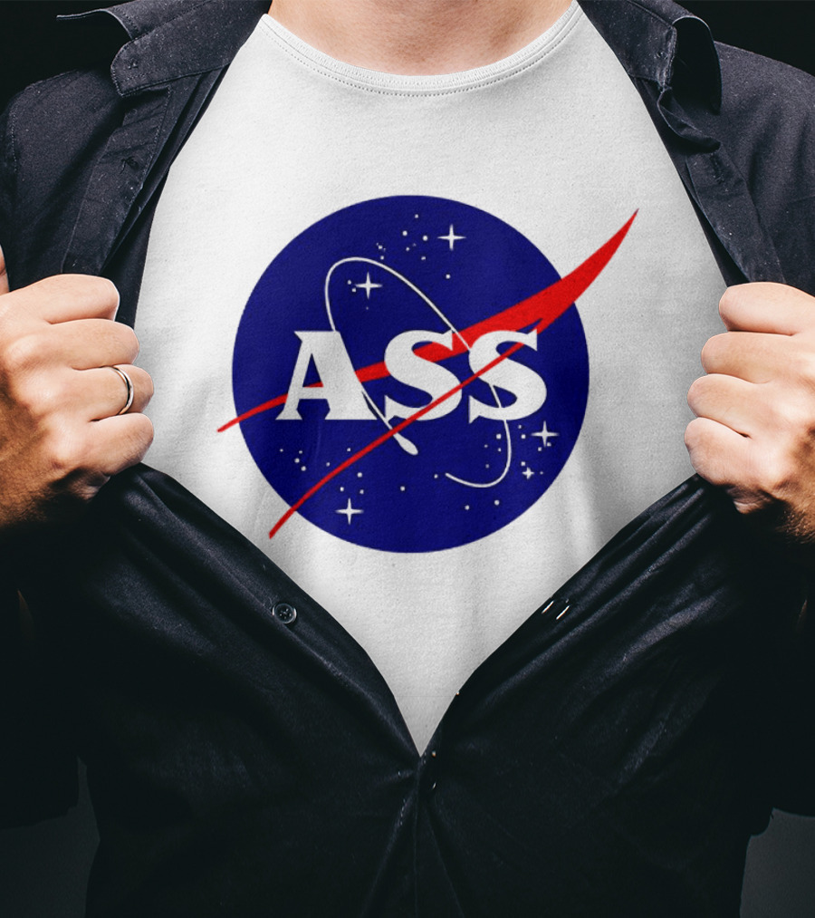 Nasa Ass Logo Space T-Shirt