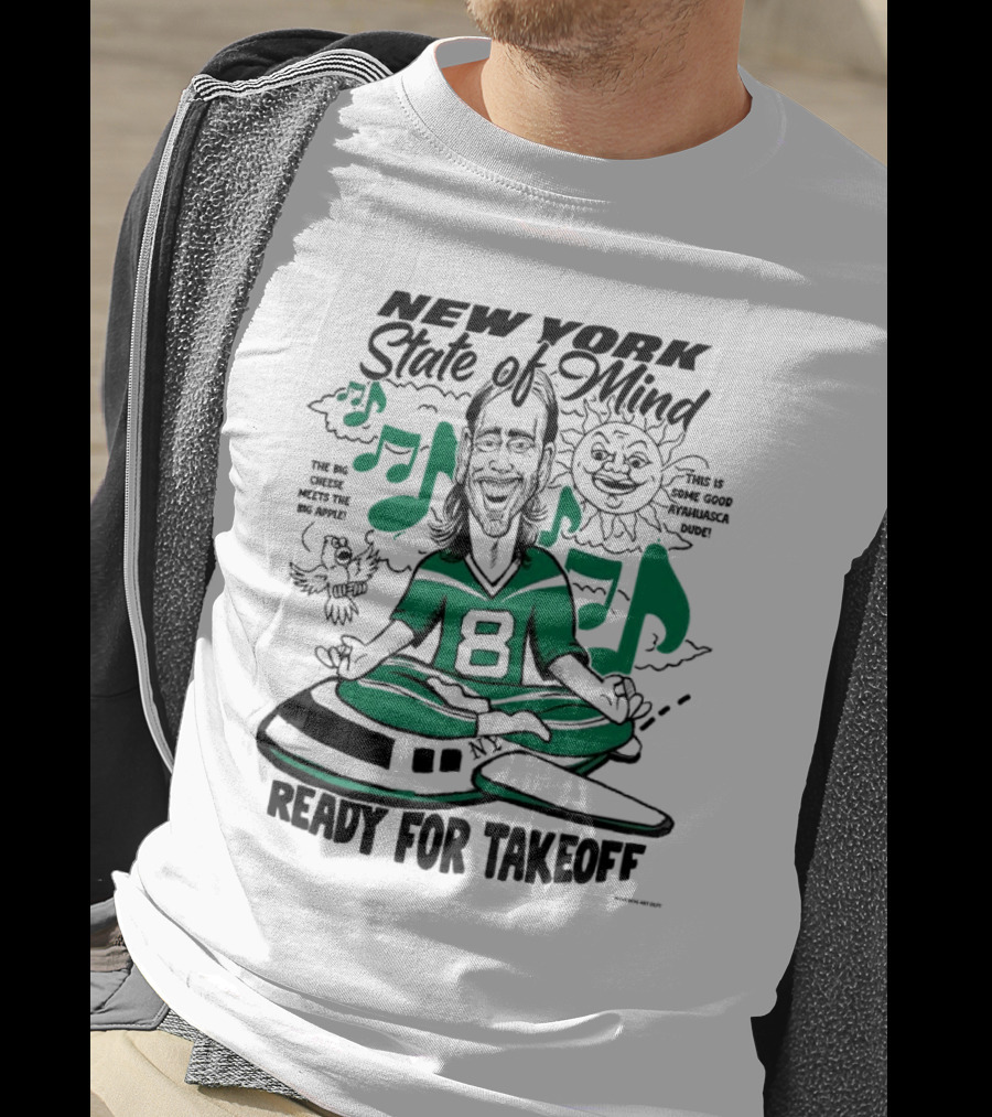 New York State Of Mind Jet 8 Ready For Takeoff Big Apple T-Shirt