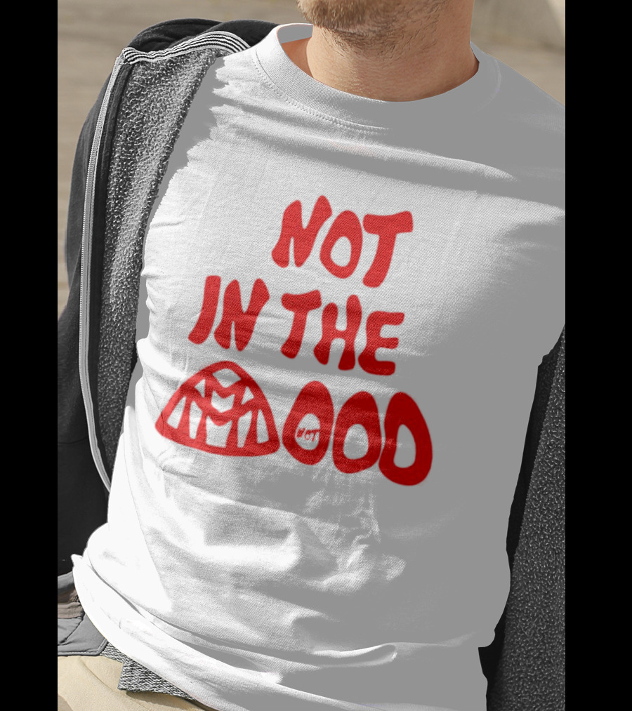 NOT IN THE MOOD Spider-Man Venom Not Mood Balloon Faces T-Shirt