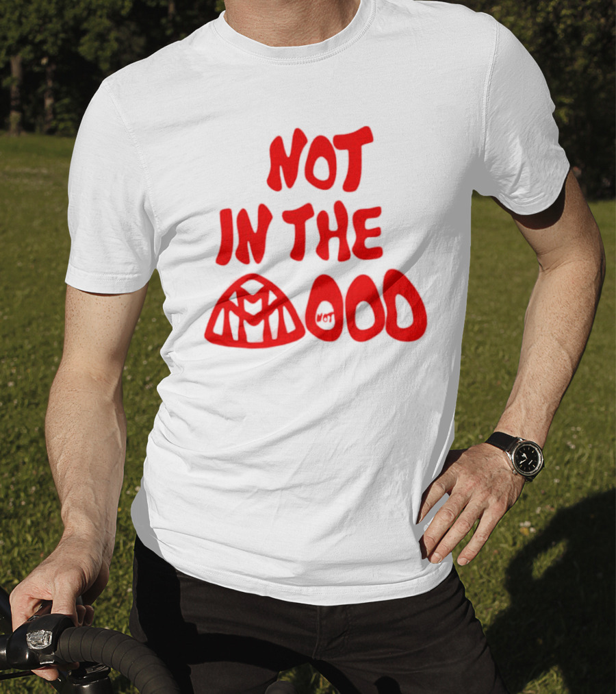 NOT IN THE MOOD Spider-Man Venom Not Mood Balloon Faces T-Shirt