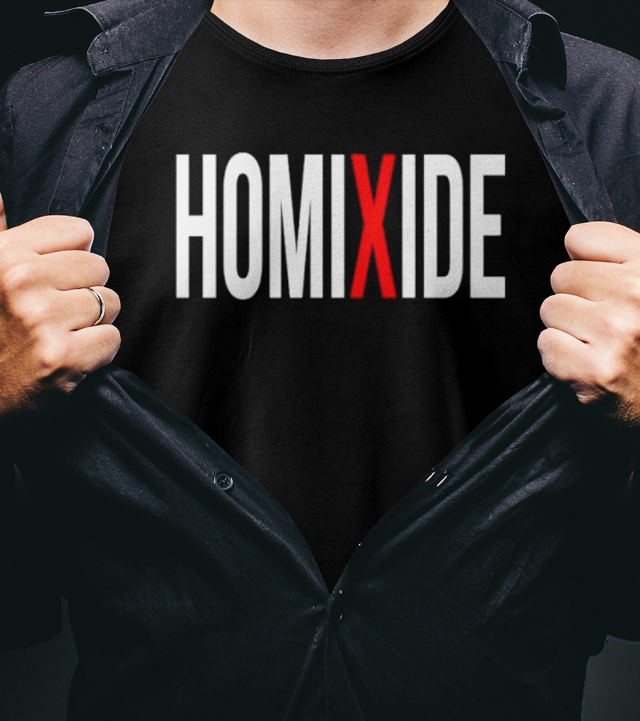 Homixide Gang Bold White T-Shirt
