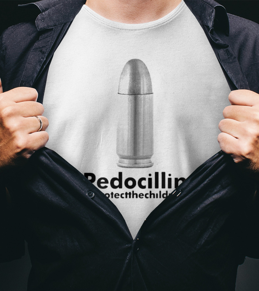 Pedocillin Bullet Design Protectthechildren Hashtag T-Shirt