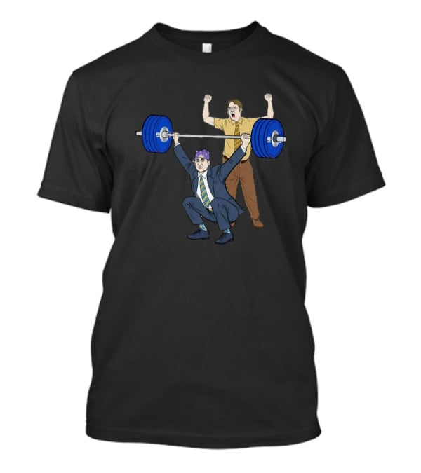 Prison Mike Weightlifting Powerlift With Assistant Gym Coach T-Shirt