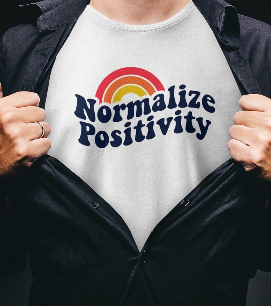 Normalize Positivity Rainbow Bright T-Shirt