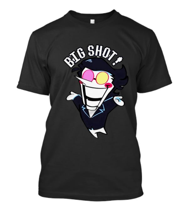 Spamton Big Shot Character With Bold Retro Sunglasses T-Shirt