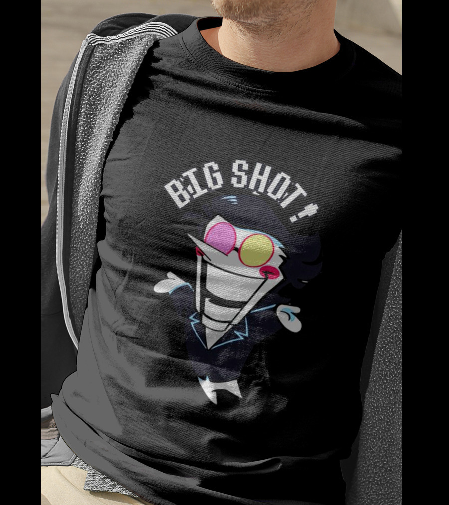 Spamton Big Shot Character With Bold Retro Sunglasses T-Shirt