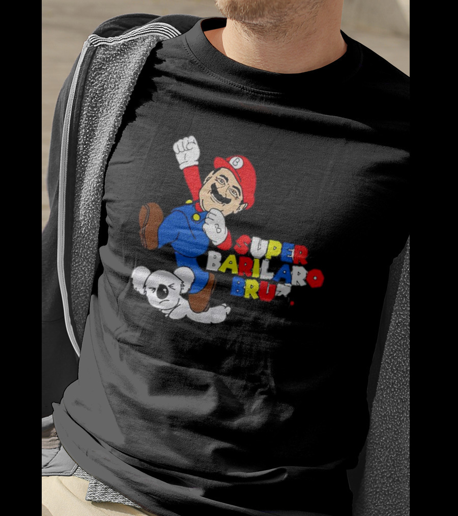 Super Barilaro Bruz Mario Parody Koala T-Shirt
