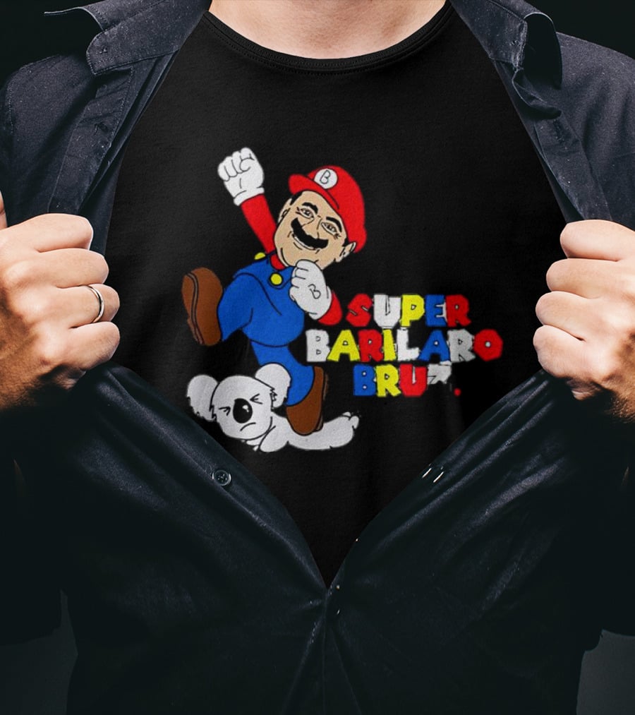 Super Barilaro Bruz Mario Parody Koala T-Shirt