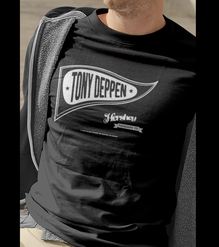 Tony Deppen Hershey Pennsylvania USA Pennant T-Shirt