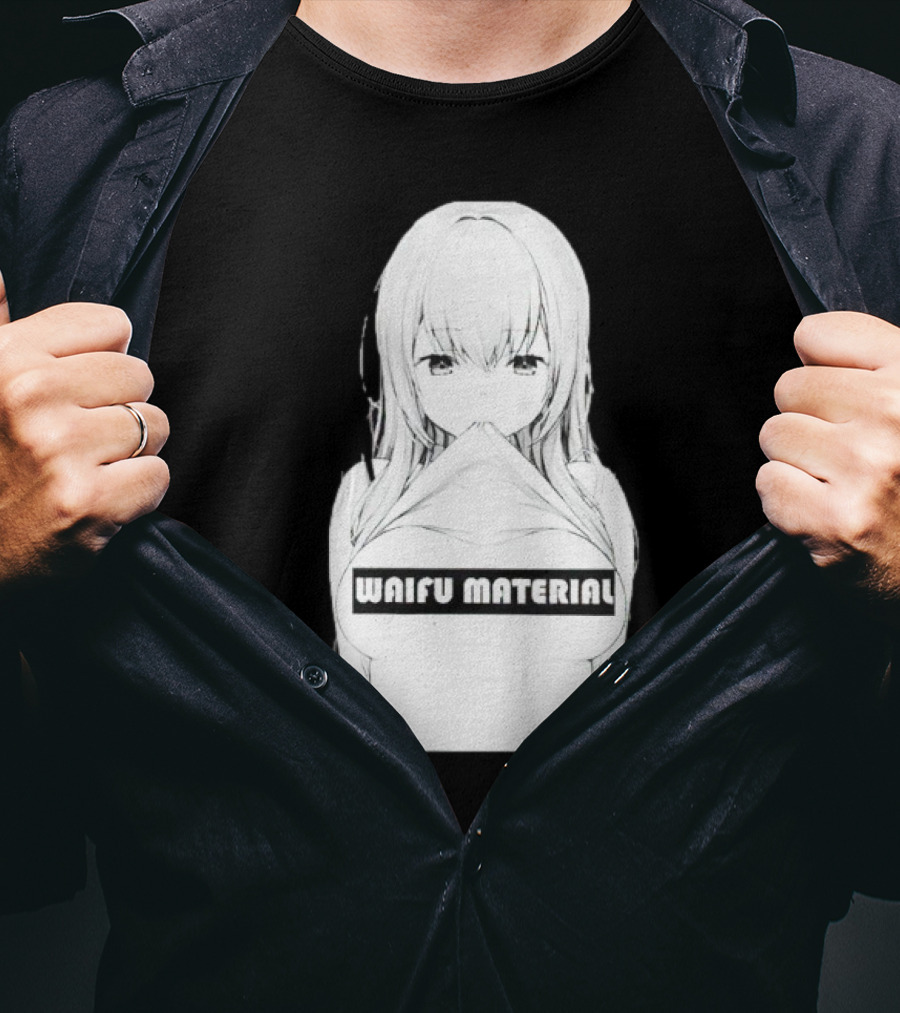 Waifu Material Anime Girl Manga T-Shirt