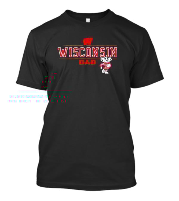 Wisconsin Dad Badgers Volleyball T-Shirt