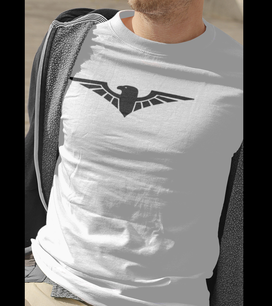 Falcon Wing Icon Black T-Shirt