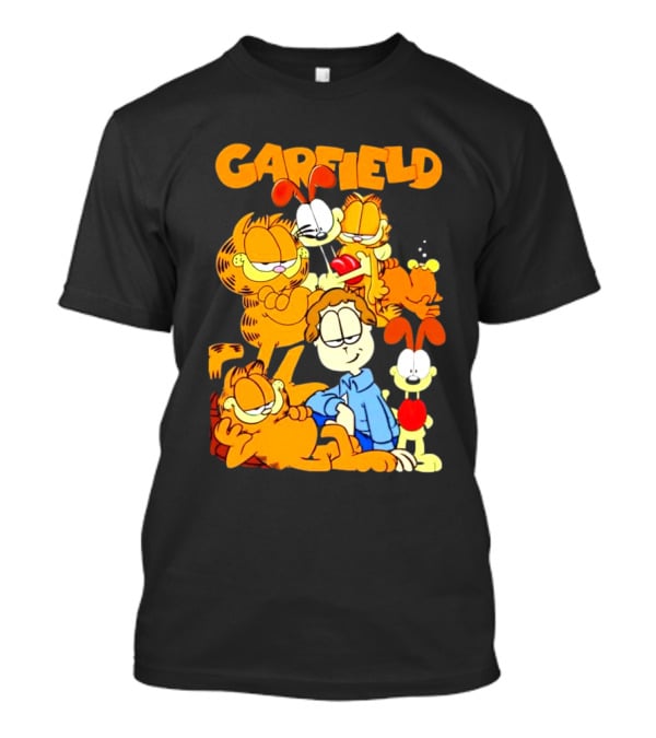 Garfield And Friends Cartoon Characters Reunion T-Shirt