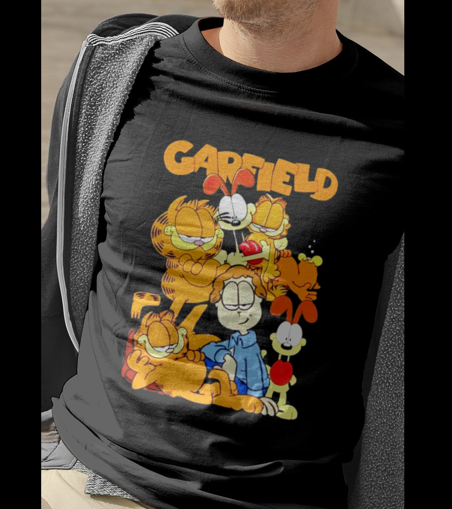 Garfield And Friends Cartoon Characters Reunion T-Shirt