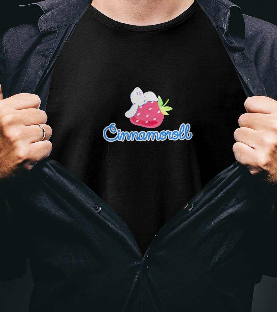 Cinnamoroll Hello Kitty Strawberry T-Shirt