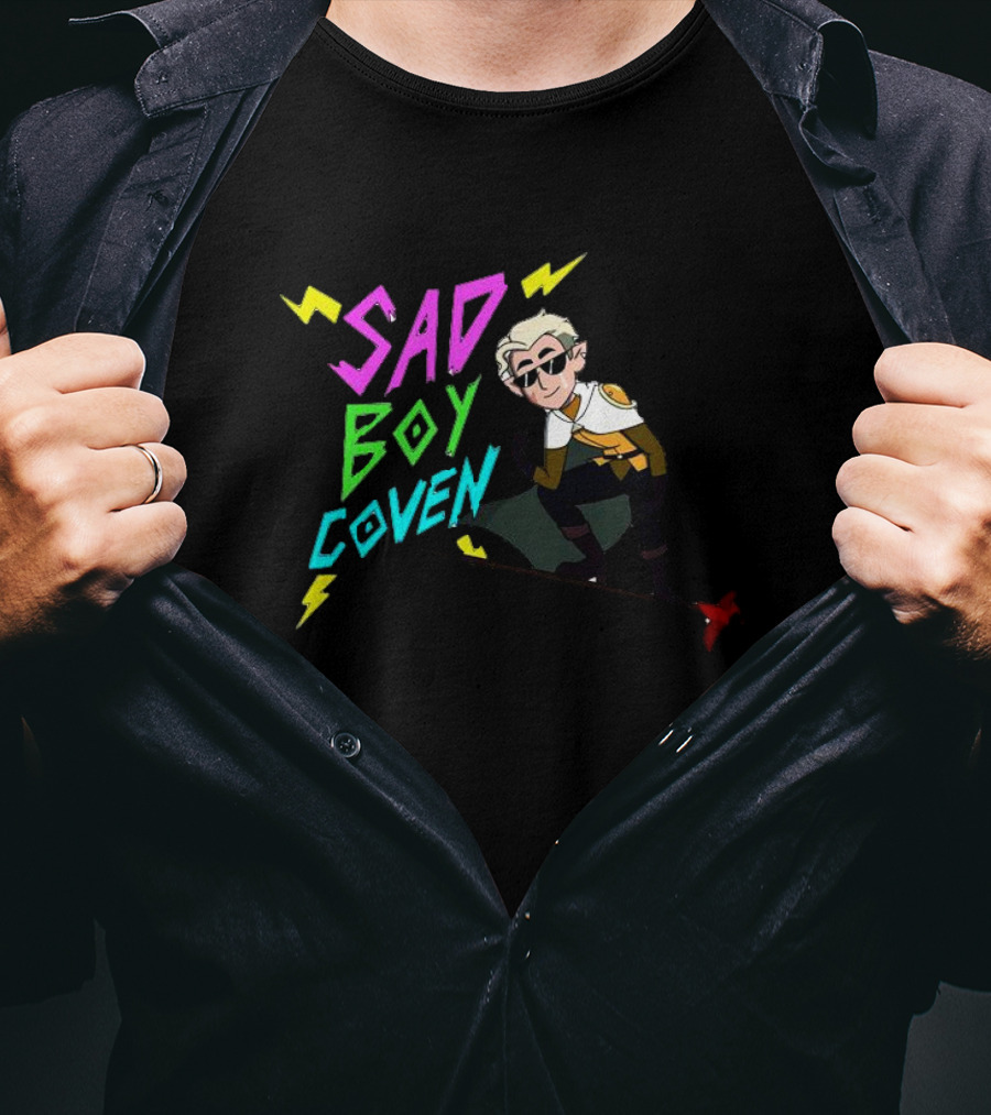 Sad Boy Coven Golden Guard Lightning Iconic T-Shirt