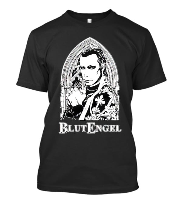 Blutengel Gothic Arch Portrait Chris Paul T-Shirt