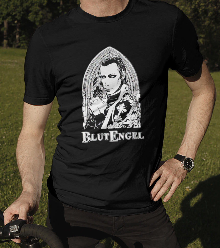 Blutengel Gothic Arch Portrait Chris Paul T-Shirt