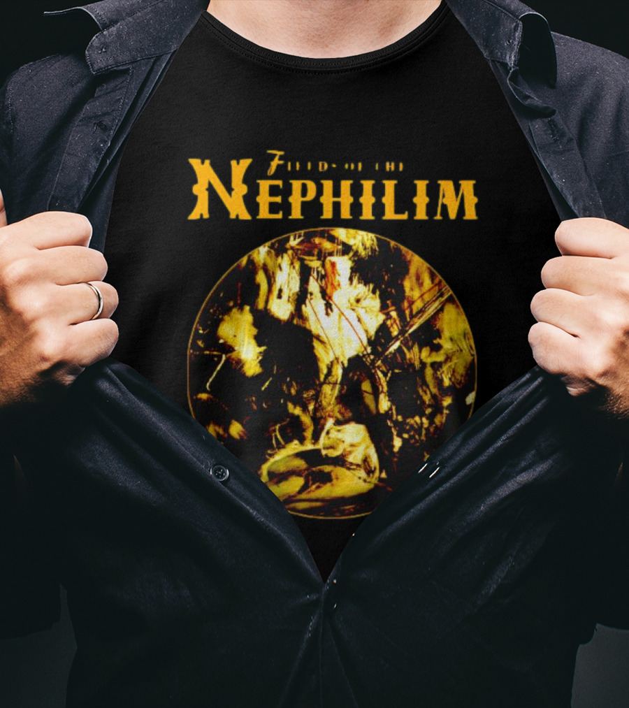 Fields Of The Nephilim Elizium Abstract Circle T-Shirt