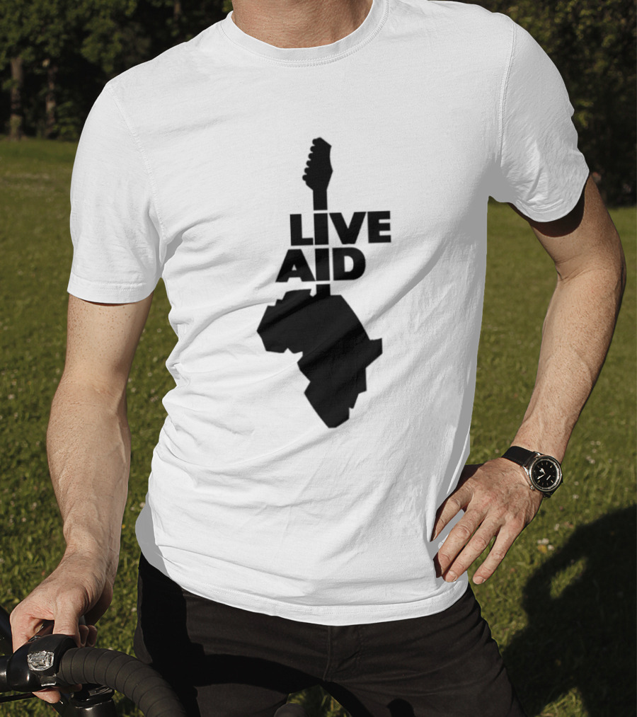 Live Aid Guitar Africa T-Shirt
