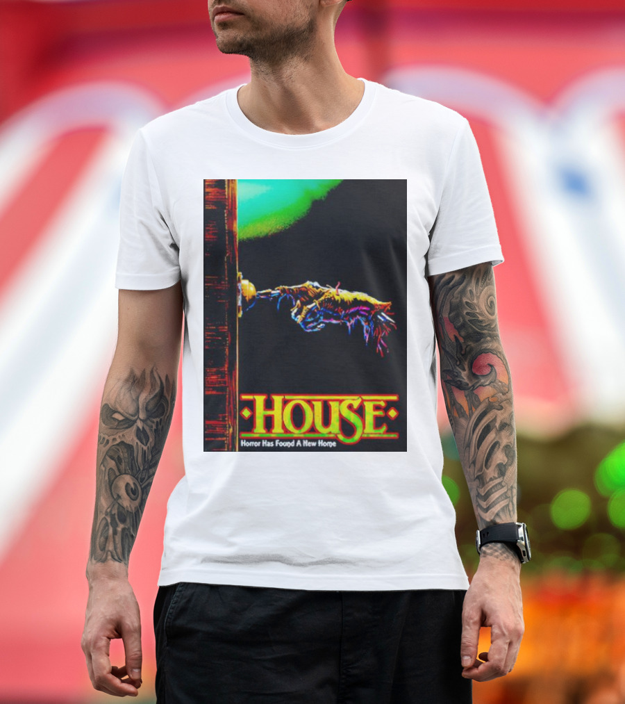 House Horror Has Found a New Home Retro Movie T-Shirt