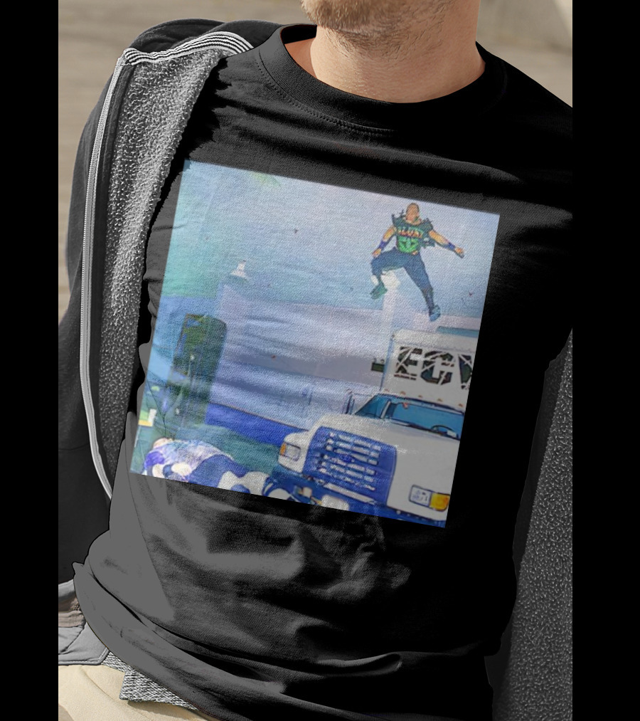 Jerome Young New Jack Flying ECW Truck Arena Scene T-Shirt