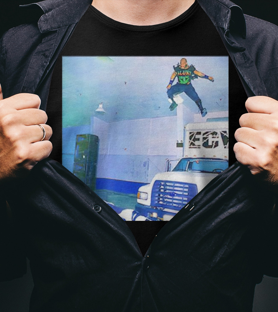 Jerome Young New Jack Flying ECW Truck Arena Scene T-Shirt