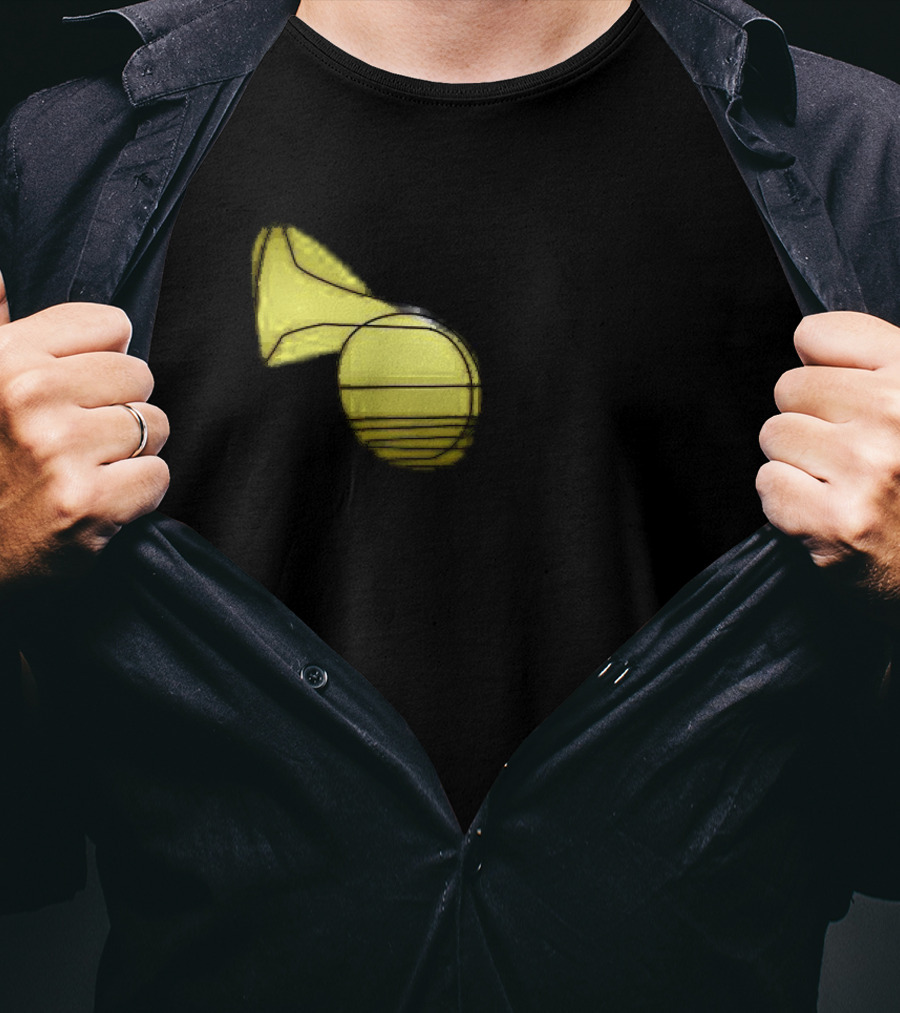 French Hornist Music One Line French Horn T-Shirt