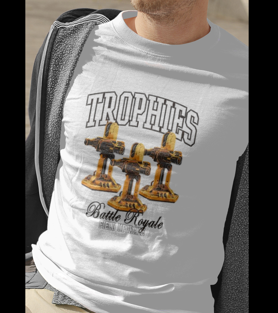 Trophies Battle Royale Field Upgrade Automated Turret Trio T-Shirt
