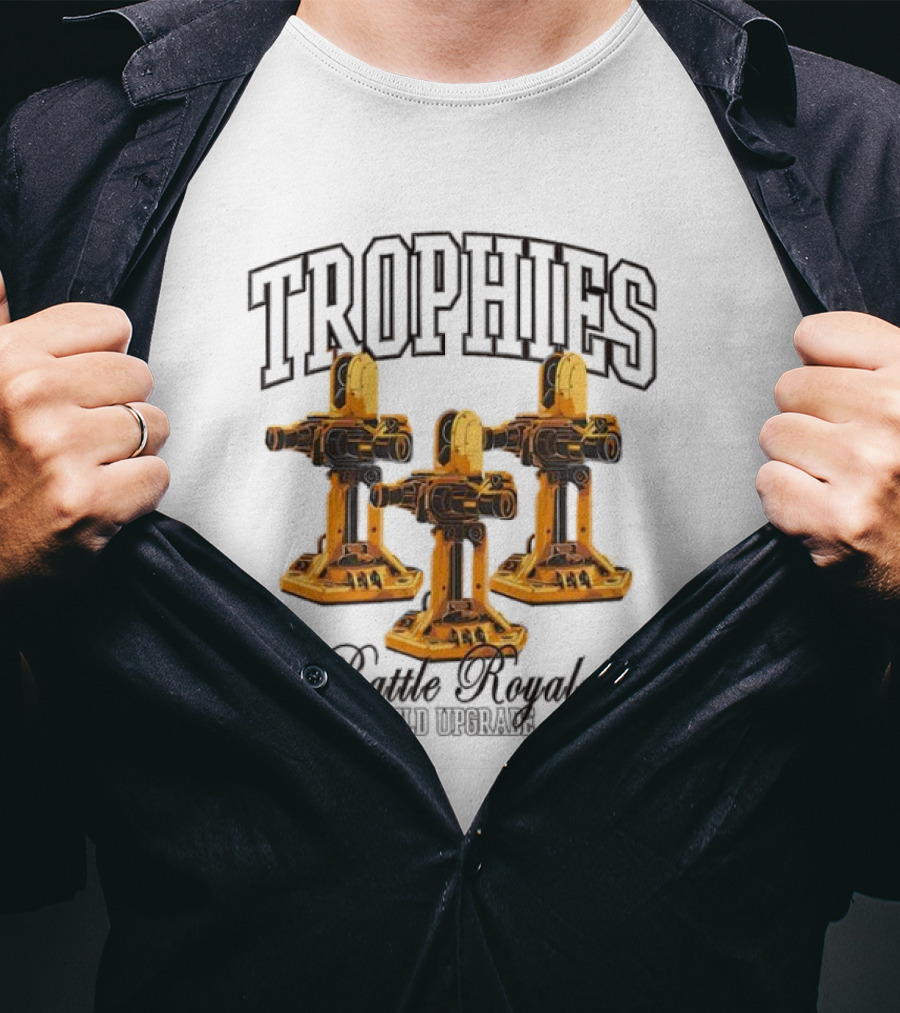 Trophies Battle Royale Field Upgrade Automated Turret Trio T-Shirt