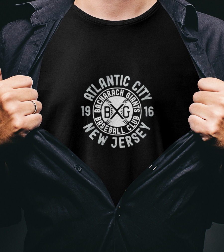 Atlantic City Bachrach Giants Baseball Club New Jersey 1916 T-Shirt