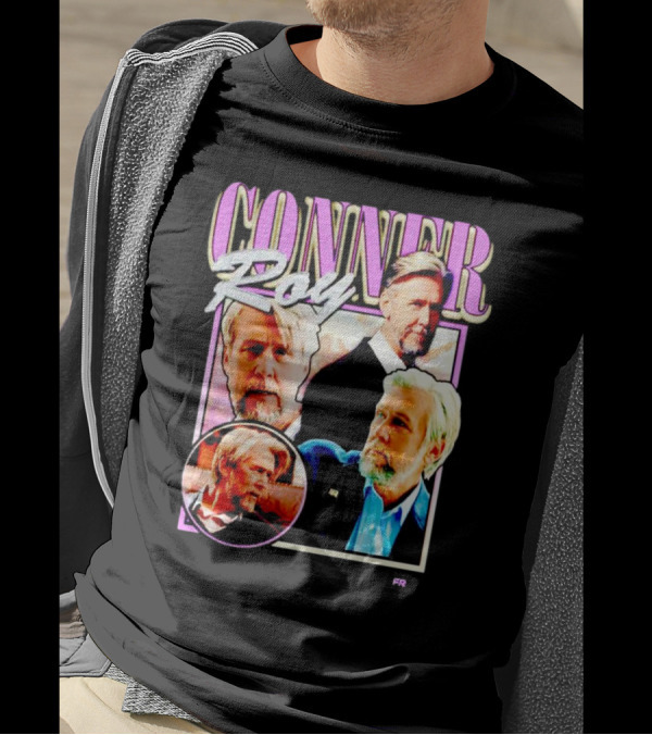 Connor Roy Retro Style Portrait Compilation T-Shirt