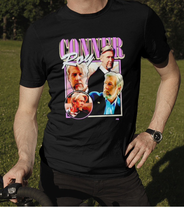 Connor Roy Retro Style Portrait Compilation T-Shirt