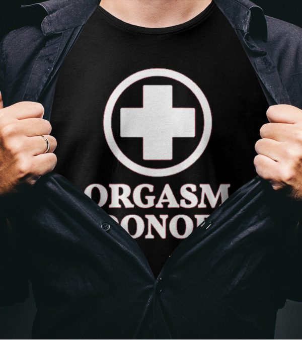 Danny Duncan Red Orgasm Donor Cross T-Shirt