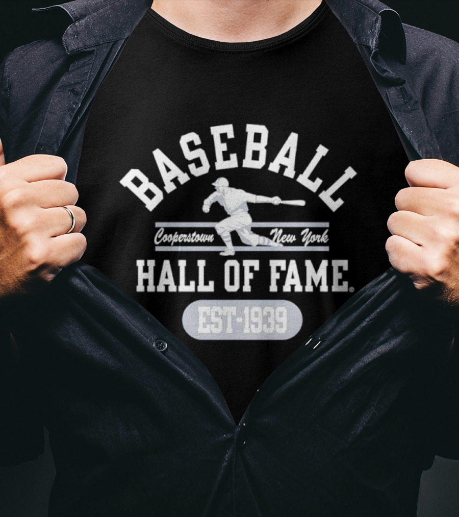 Baseball Hall Of Fame Cooperstown New York EST 1939 T-Shirt