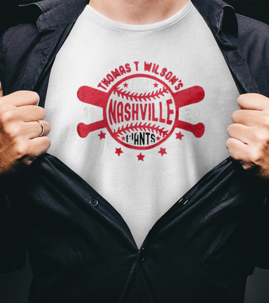 Thomas T. Wilson’s Elite Nashville Giants 1920 Baseball Motif T-Shirt
