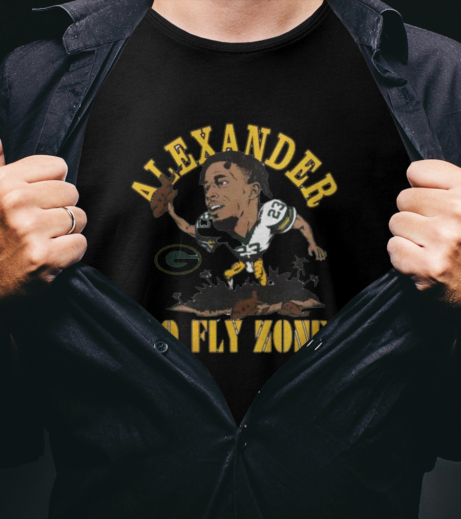 Alexander Green Bay Packers No Fly Zone T-Shirt