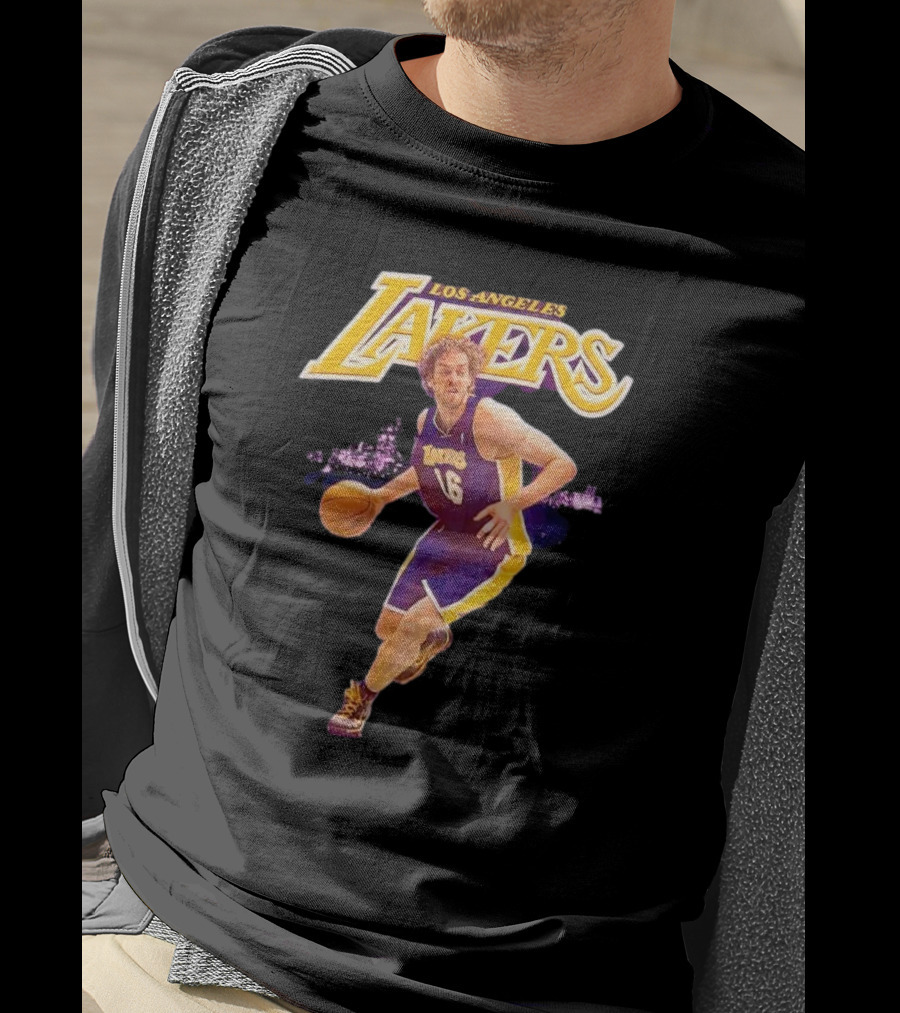Los Angeles Lakers Pau Gasol Basketball Player 16 NBA Career T-Shirt