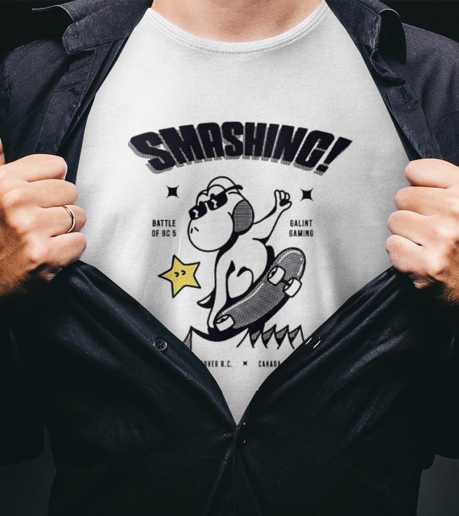 Battle Of BC 5 Vancouver B.C. Canada Place Galint Gaming Smashing T-Shirt