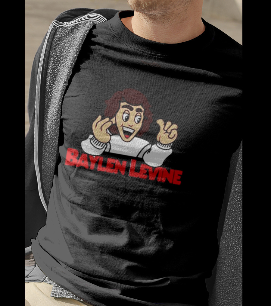 Baylen Levine Cartoon Character Gesture T-Shirt