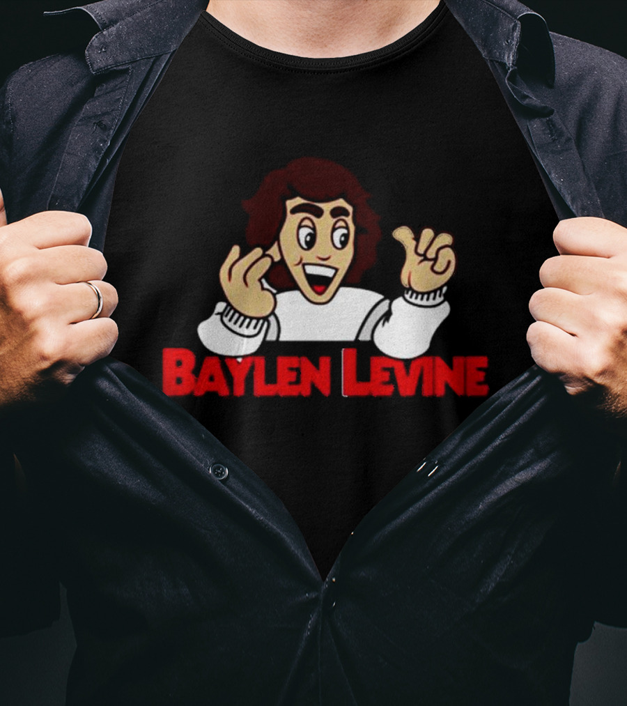 Baylen Levine Cartoon Character Gesture T-Shirt