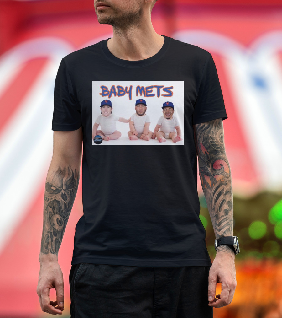 Brett Baty Mark Vientos Francisco Álvarez Baby Mets New York Mets T-Shirt